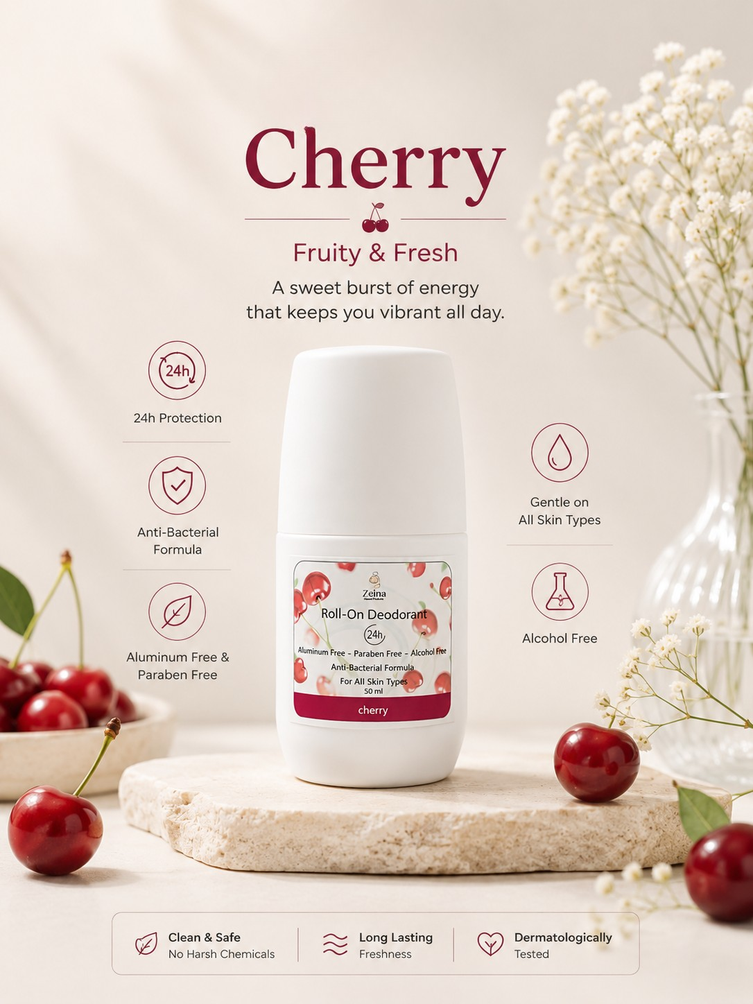 Natural Roll-On Deodorant 